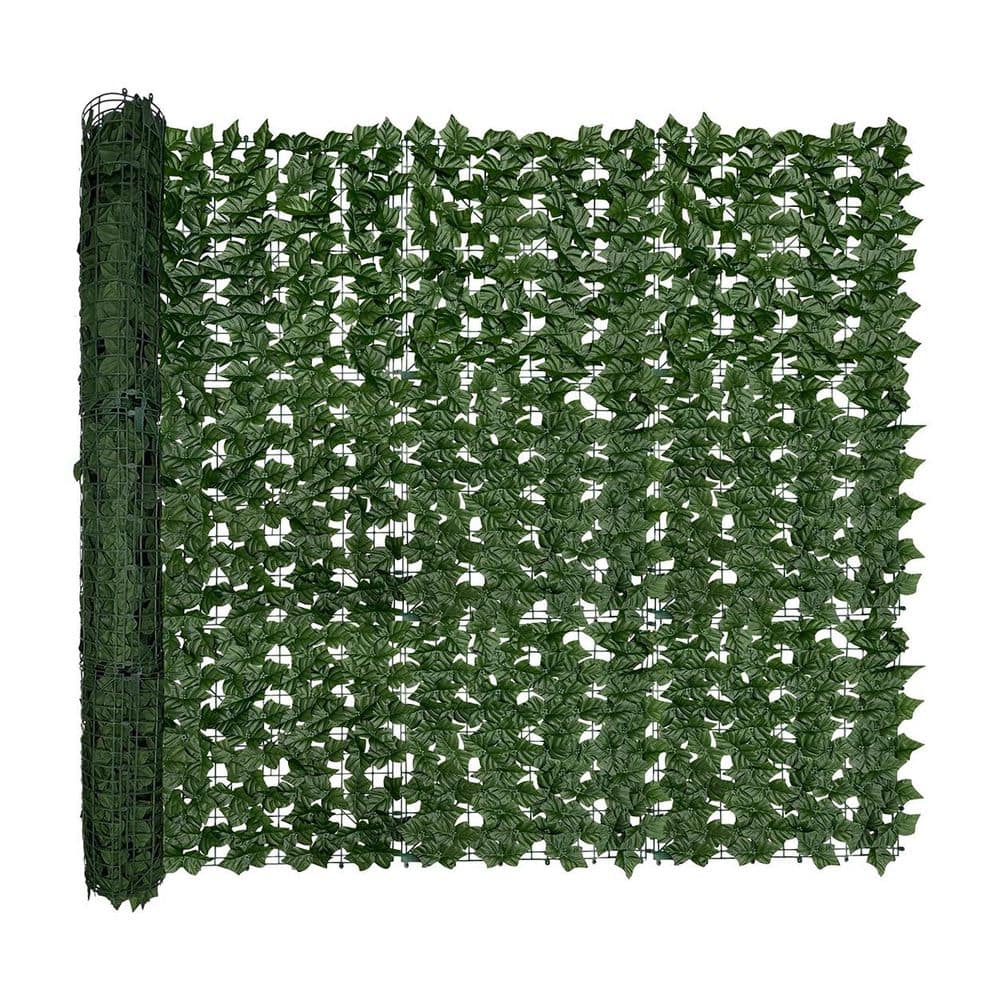 60 in. x 128 in. 53.5 sqft Green Artificial Ivy Privacy Fence Screen UV-Resistant Faux Hedge Wall Panel for Outdoor price history on PriceWatchPro