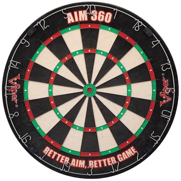 AIM 360 Sisal 18 in. Dartboard with Accessories