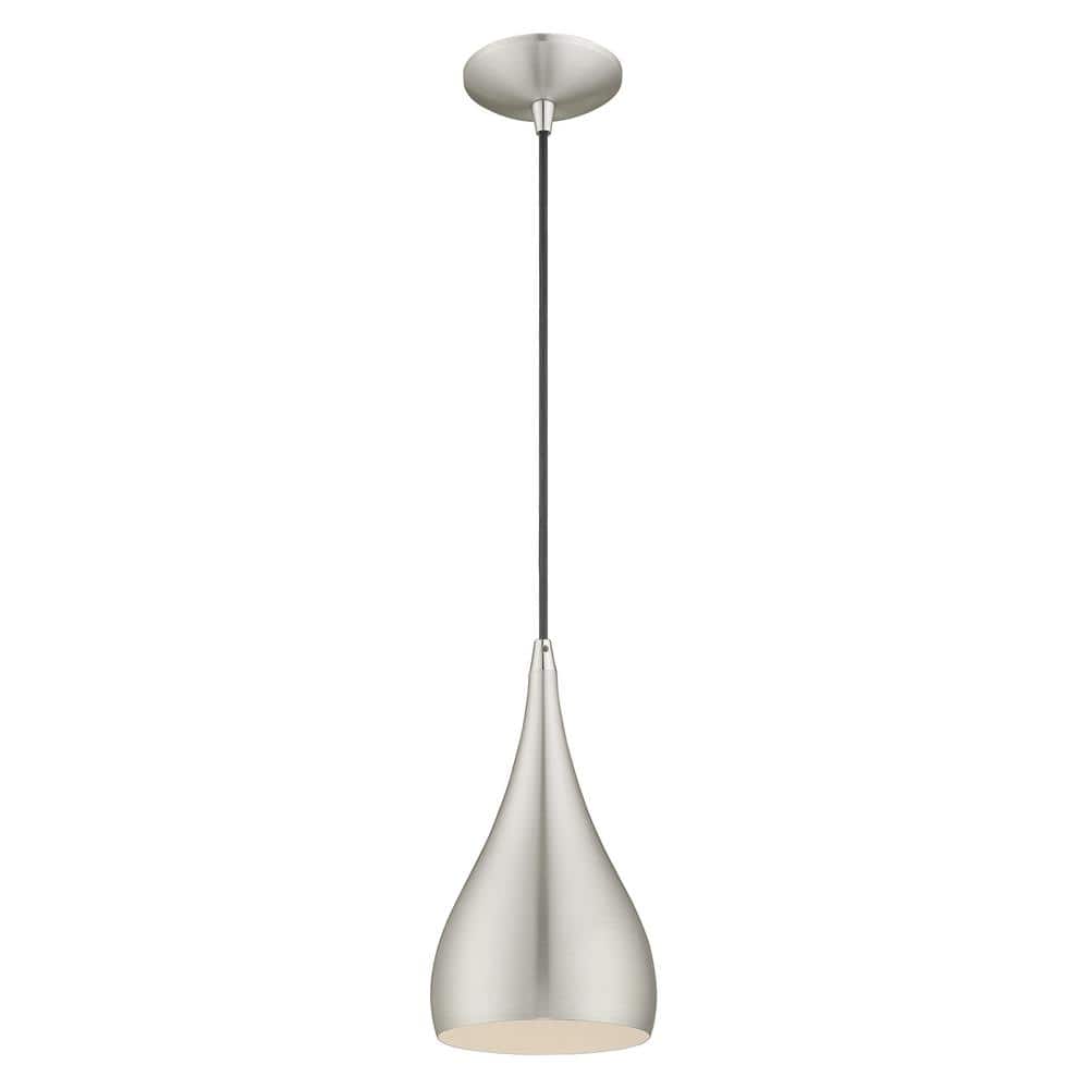 Elegant Mini Spades Pendant Light in Brushed Aluminum