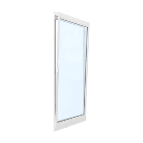 24 in. x 60 in. Elite Euro White Double-Pane Vinyl Tilt/Turn Window with Screen and Right Inward Swing