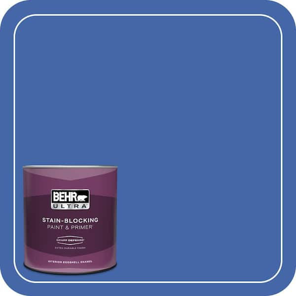 BEHR ULTRA 1 qt. #P530-6 Indigo Batik Extra Durable Eggshell Enamel Interior Paint & Primer