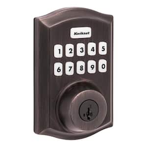Home Connect 620 Venetian Bronze Keypad Traditional Smart Lock Deadbolt;  Z-Wave Technology, Compatible with Ring Alarm
