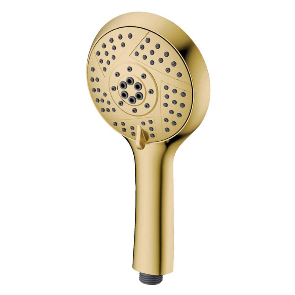 Vilbosch 5-Spray Wall Mount Handheld Shower Head 1.8 GPM in Brushed Brass price history on PriceWatchPro