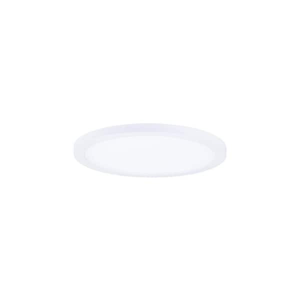 Maxim Lighting Wafer 5 in. White Integrated LED Flushmount Light