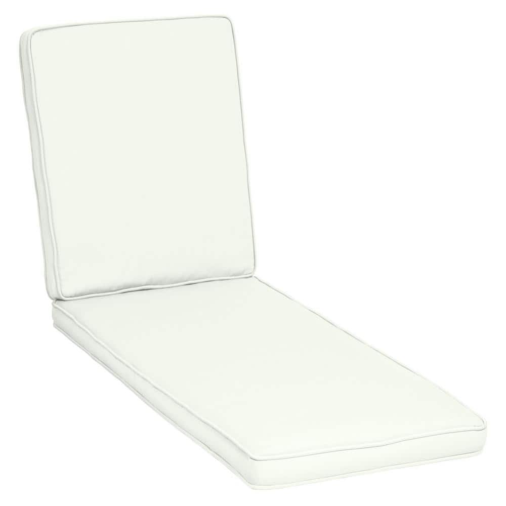 ARDEN SELECTIONS Oasis 26 in. x 80 in. Outdoor Chaise Cushion in Cloud