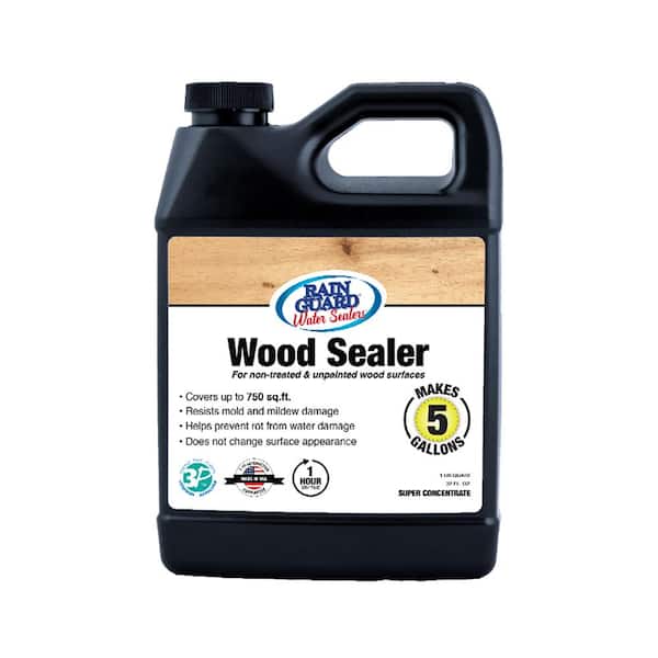 RAIN GUARD 32 oz. Wood Sealer Super Concentrate Premium Waterproofer Sealer (Makes 5 gal.)