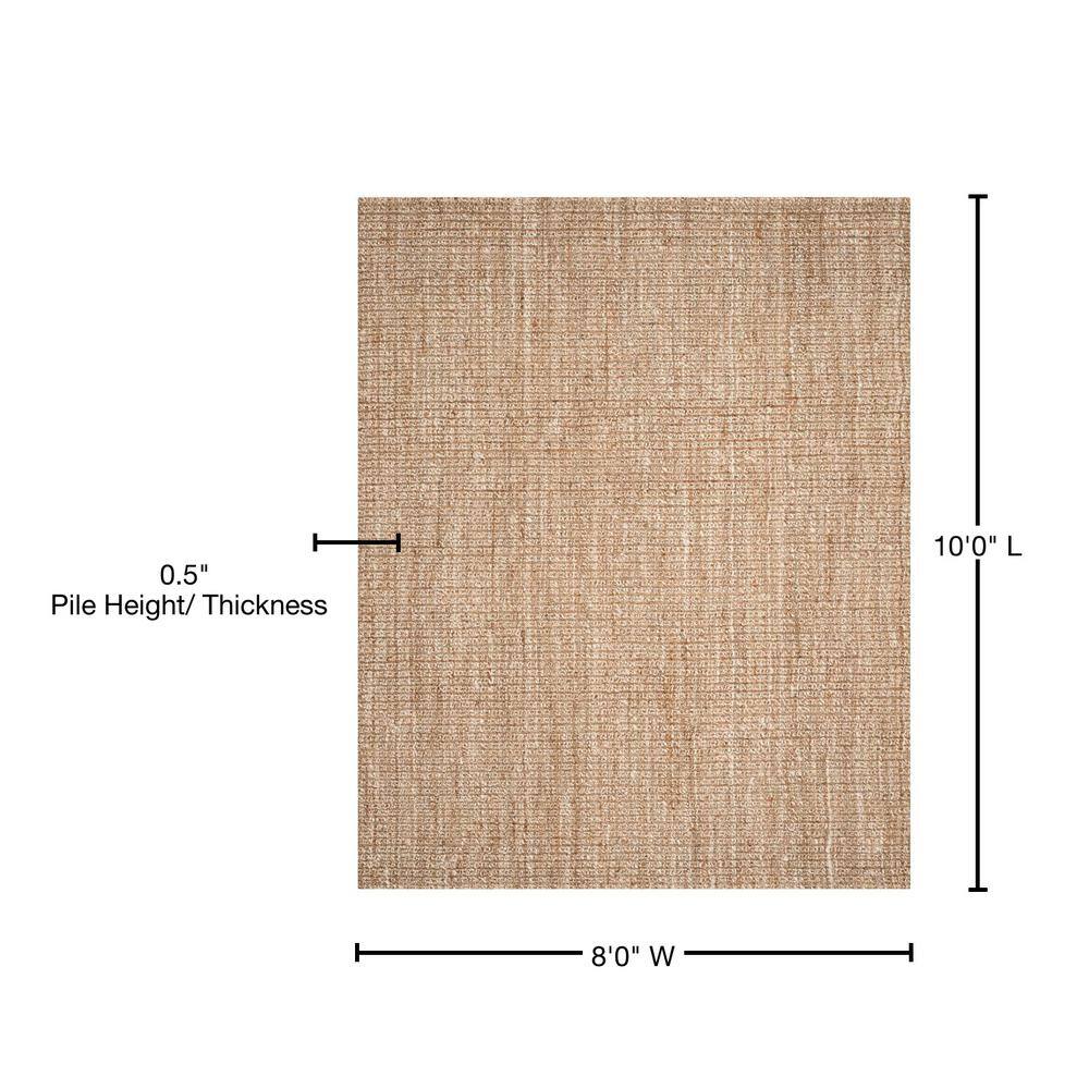 Hand-Knotted Natural Jute & Sisal 8' x 10' Area Rug