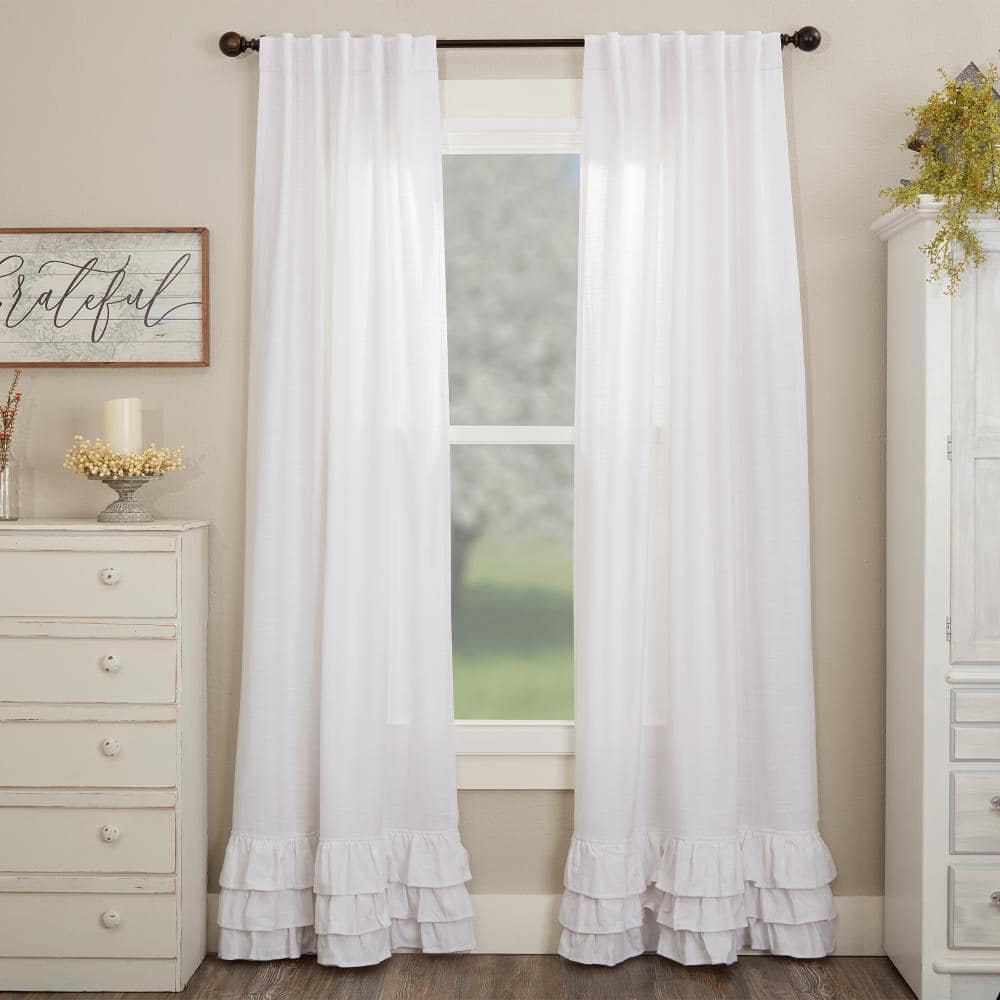 Serenity Ruffled Panel Set of 2 84Lx40W price history on PriceWatchPro