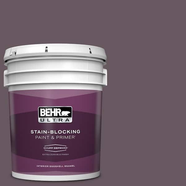 BEHR ULTRA 5 gal. #N100-6 Urban Legend Extra Durable Eggshell Enamel Interior Paint & Primer