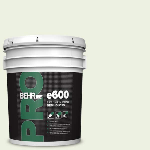 BEHR PRO 5 gal. #M360-1 Glisten Green Semi-Gloss Exterior Paint