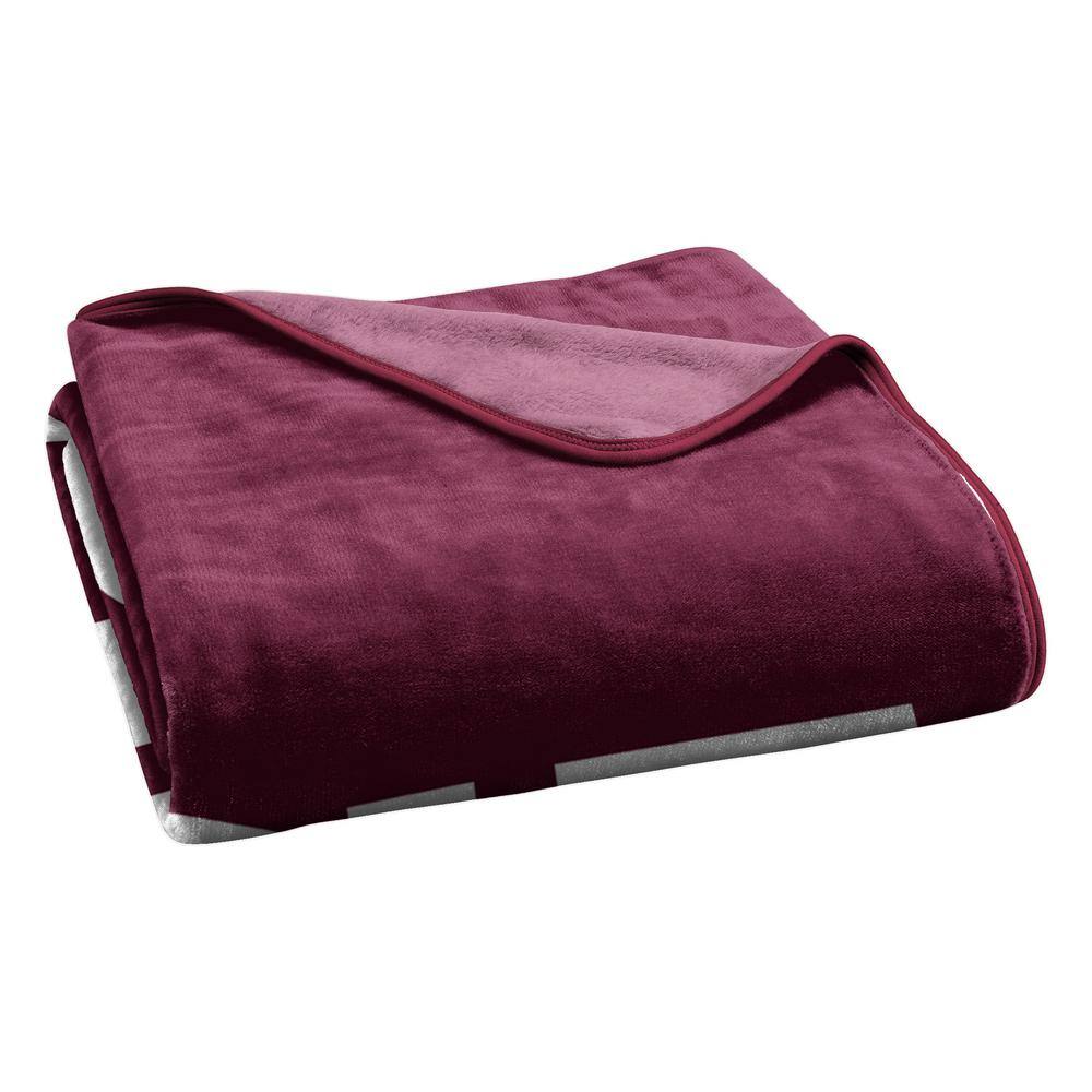Texas A&M Aggies Maroon Raschel Throw Blanket 50 x 60