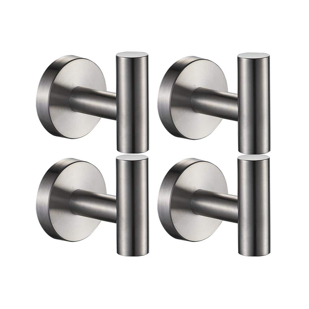 FORIOUS Bathroom Robe Hook and Towel Hook Wall Mounted Stainless Steel ...