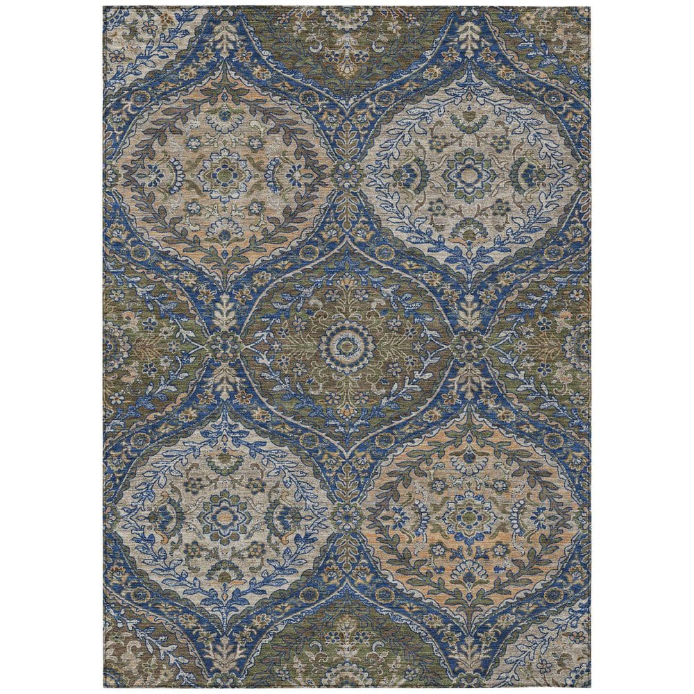 Chantille Machine Washable Indoor/Outdoor Abstract ACN2698 Navy 9 ft. x 12 ft. Area Rug price history on PriceWatchPro