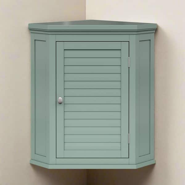 Glancy 15 in. W x 22.52 in. D x 24.02 in. H x Bathroom Storage Wall Cabinet in Sage Green