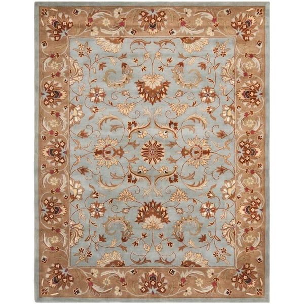 SAFAVIEH Heritage Blue/Beige 8 ft. x 10 ft. Floral Antique Area Rug
