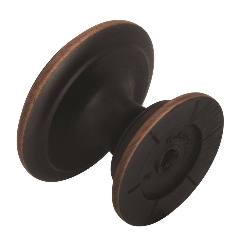 Oil Rubbed Bronze Round Cabinet Knob Multipack