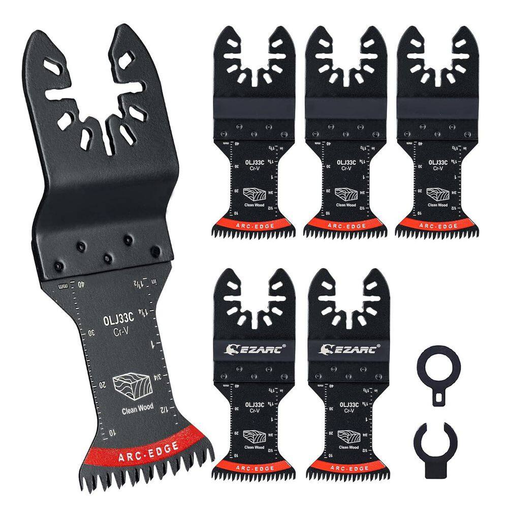 thumbnail image 2 of MTP 5-Piece Oscillating Multi-Tool Saw Blade Set – For Wood & Metal Cutting 2 of 6