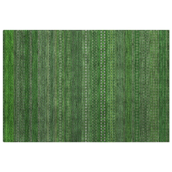 Dream Shag Premium Machine Washable Abstract ADS527 Fern 2 ft. x 3 ft. Accent Rug