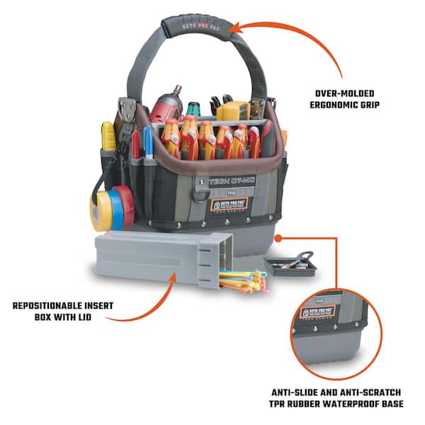 VETO PRO PAC 13 in. TECH OT-MC Medium, Open Top Technician Tool