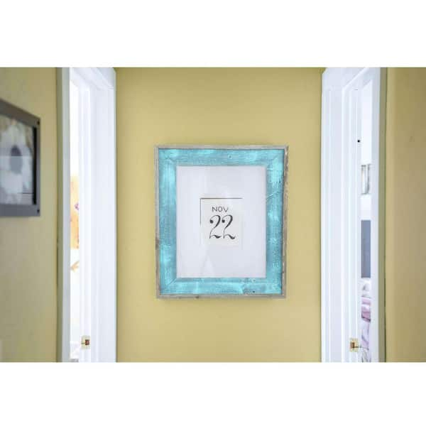 Rustic Farmhouse Artisan Picture Frame | Robins Egg Blue 8x10