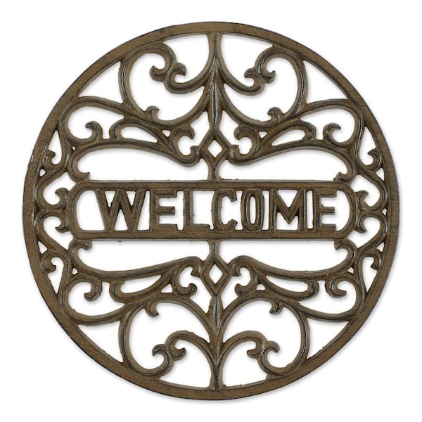 Zingz & Thingz Welcome Cast Iron Stepping Stone