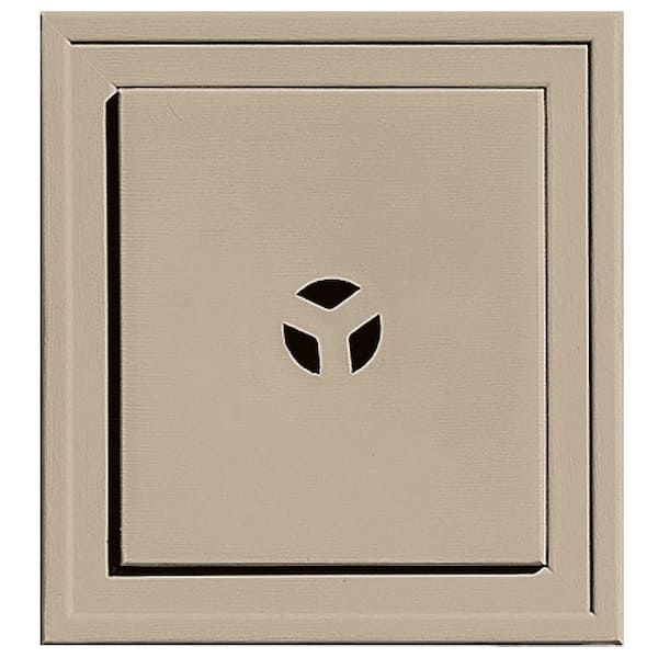 Builders Edge 7.9375 in. x 7.3125 in. #085 Clay Slim Line Universal Mounting Block