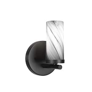 Zara 1-Light Matte Black Wall Sconce