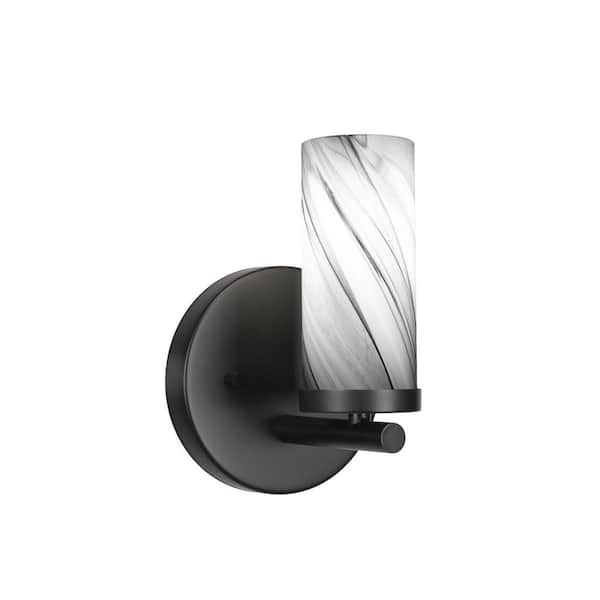 Unbranded Zara 1-Light Matte Black Wall Sconce