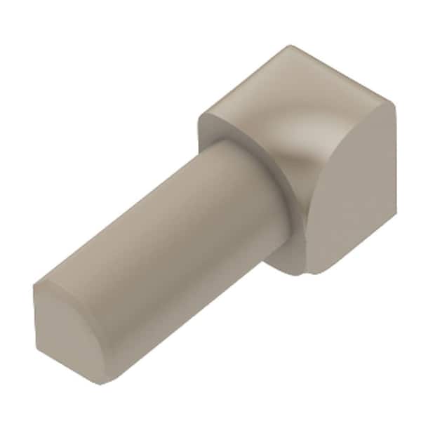 Schluter Rondec Light Beige 1/4 in. x 1 in. PVC 90 Degree Inside Corner