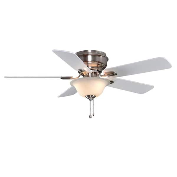 Hampton Bay Hawkins 44 in. Brushed Nickel Ceiling Fan YG204-BN