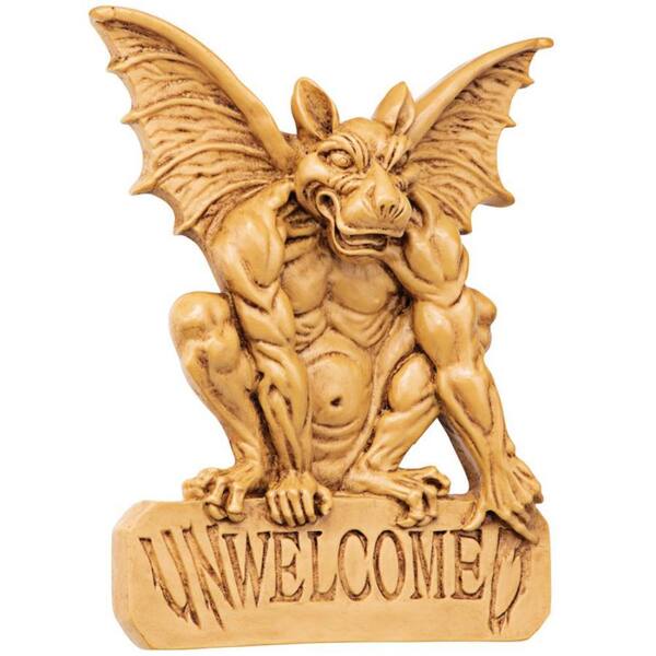 Design Toscano Gargoyle Unwelcomed Plaque