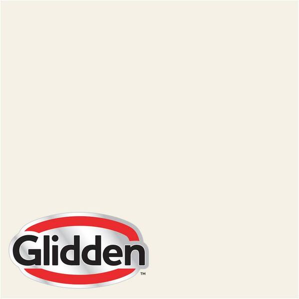 Glidden Premium 1 gal. #HDGWN43 Crisp Linen White Eggshell Interior Paint with Primer