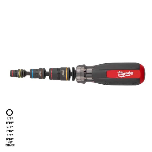 Milwaukee Multi-Nut Driver with SHOCKWAVE Impact Duty Magnetic Nut
