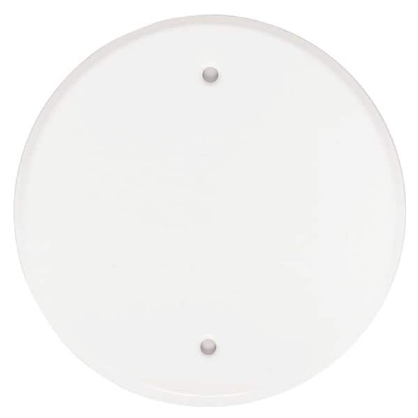 Mulberry White 1-Gang Blank Plate Wall Plate (1-Pack)