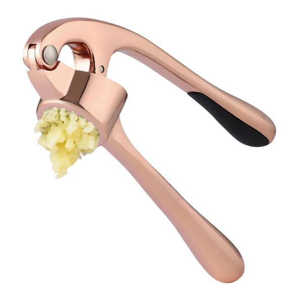 Zulay Kitchen Premium Garlic Press-Rose Gold