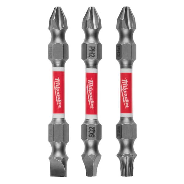 Milwaukee SHOCKWAVE Impact Duty Alloy Steel PH2/SQ2/T25 Double