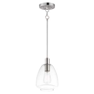 Babylon 1-Light Satin Nickel Pendant Light