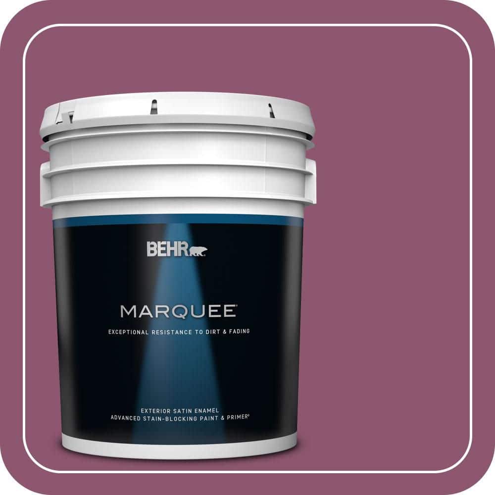 5 gal. #PPU1-17 Majestic Orchid Satin Enamel Exterior Paint & Primer product image for price tracking