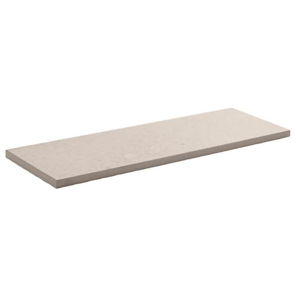 Sarto Petite Sand Beige 4 in. x 0.35 in. Terrazzo Look Matte Porcelain Floor and Wall Tile Sample