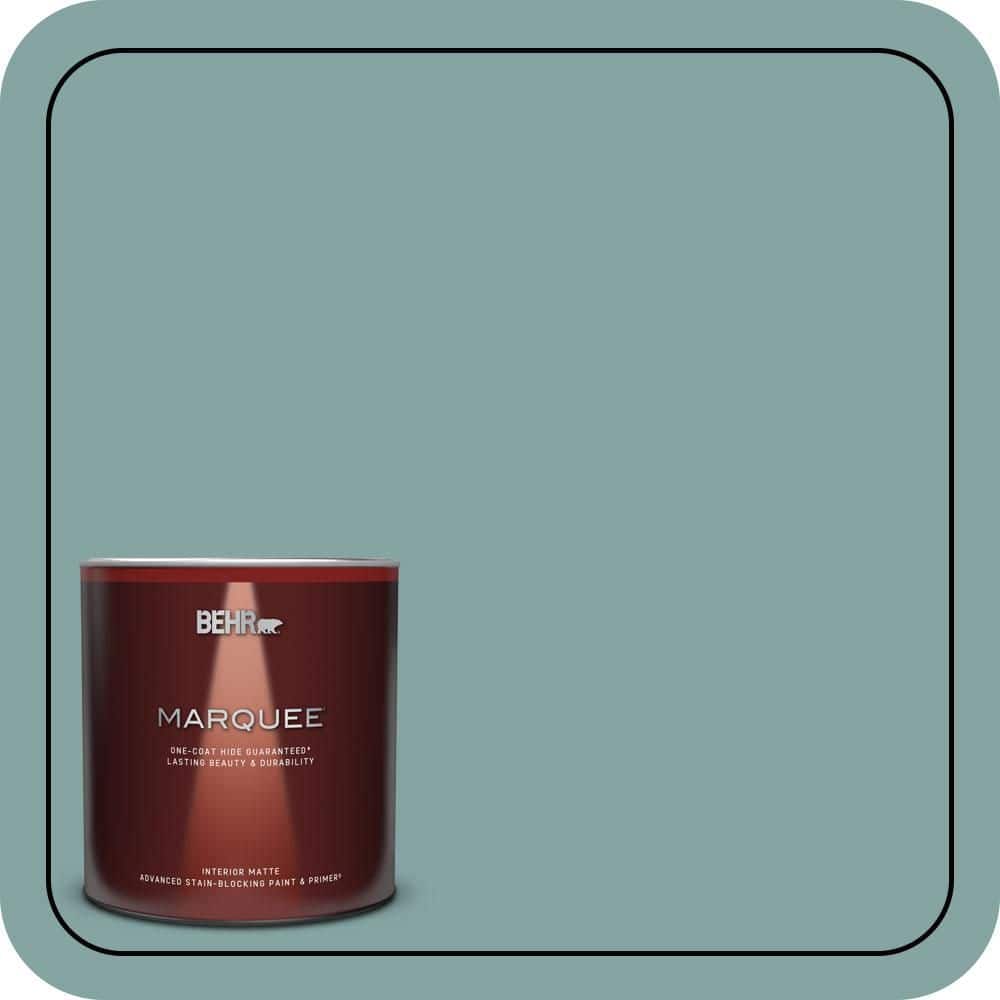 1 qt. #PPU13-08 Venus Teal One-Coat Hide Matte Interior Paint & Primer price history on PriceWatchPro