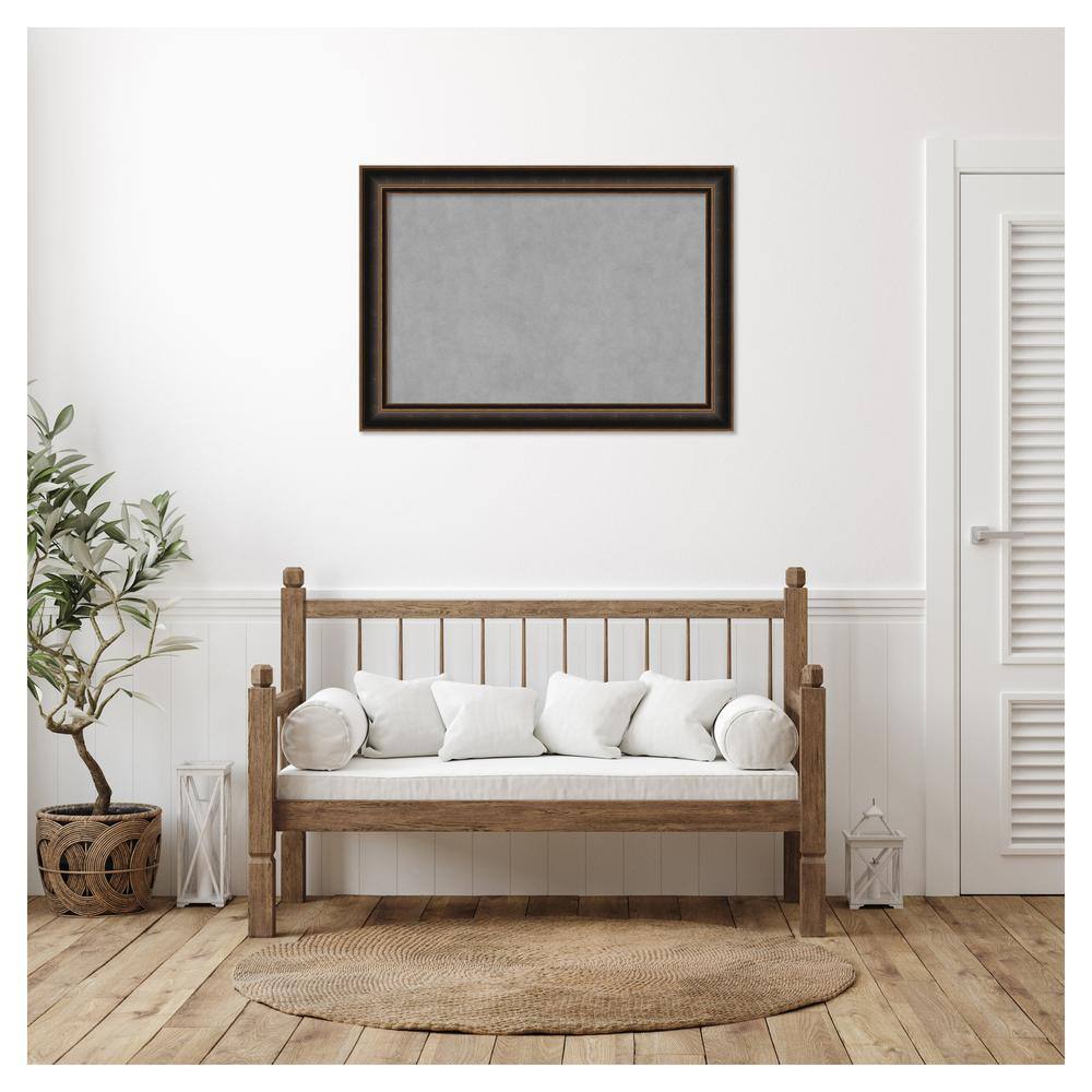 Villa Oil Rubbed Bronze Framed Magnetic Memo Board
