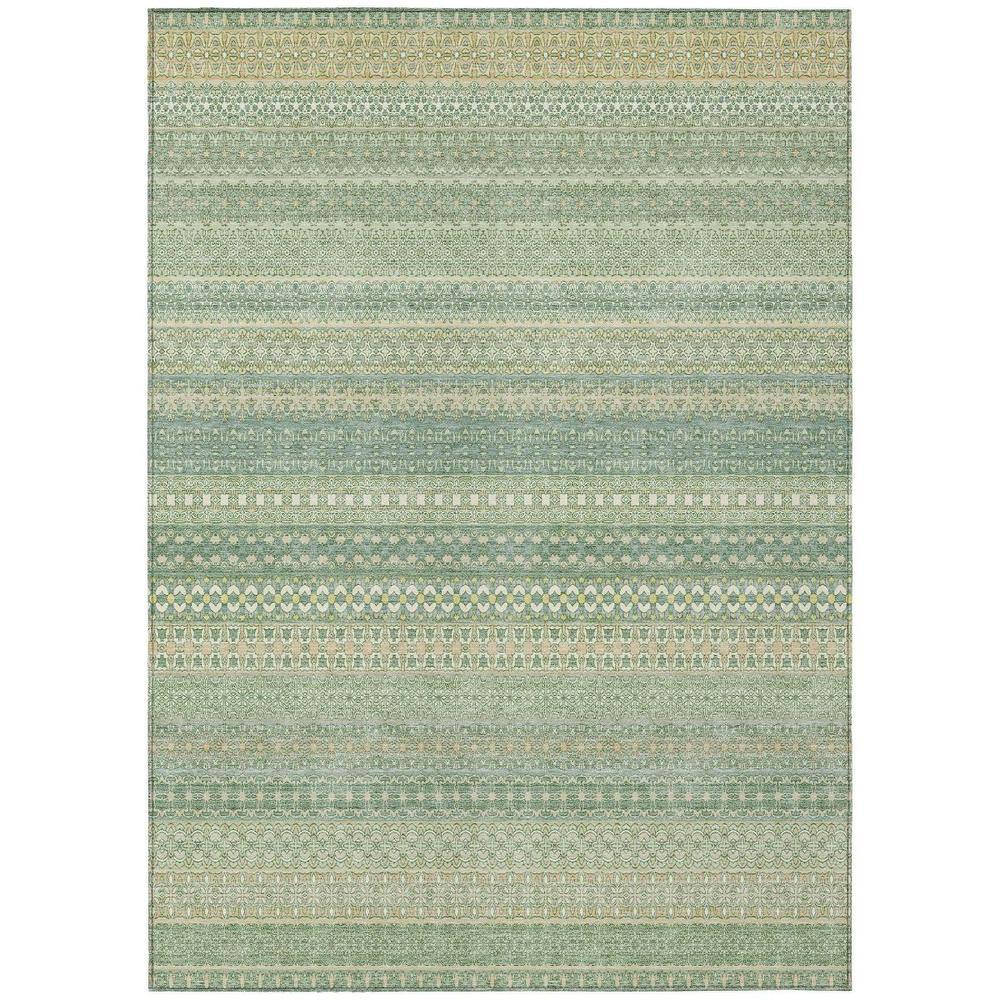 Artichoke Green 9 ft. x 12 ft. Woven Striped Polyester Rectangle Indoor/Outdoor Area Rug price history on PriceWatchPro