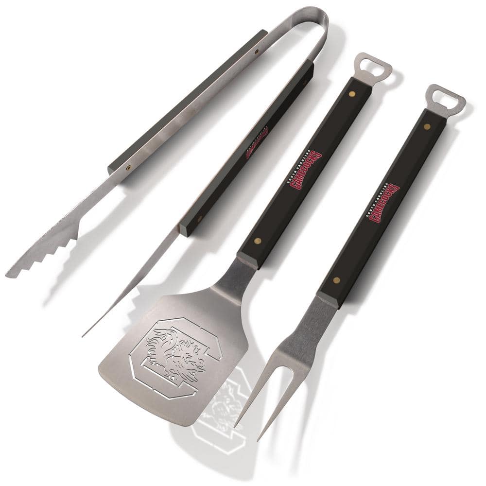 South Carolina Gamecocks 2-Piece BBQ Tool Set - Officially Licensed Grilling Utensils