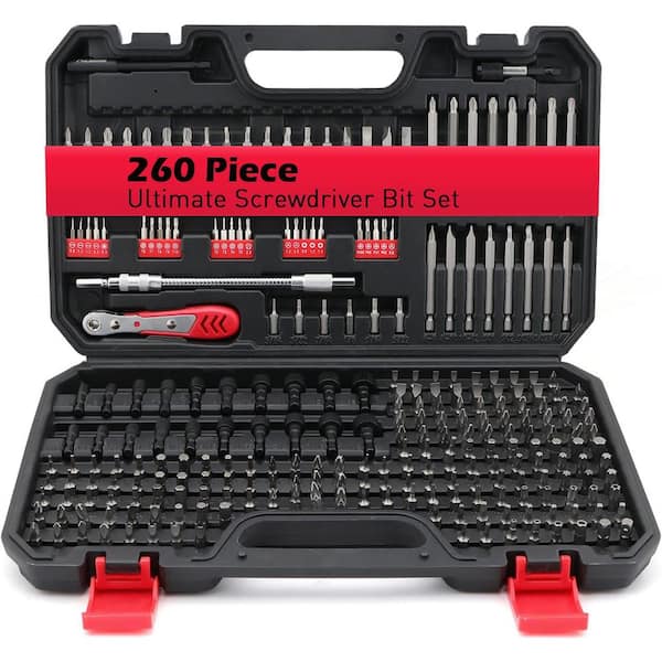 MYWISH Screwdriver Bit Set, Driving Bit Set (260-Piece)