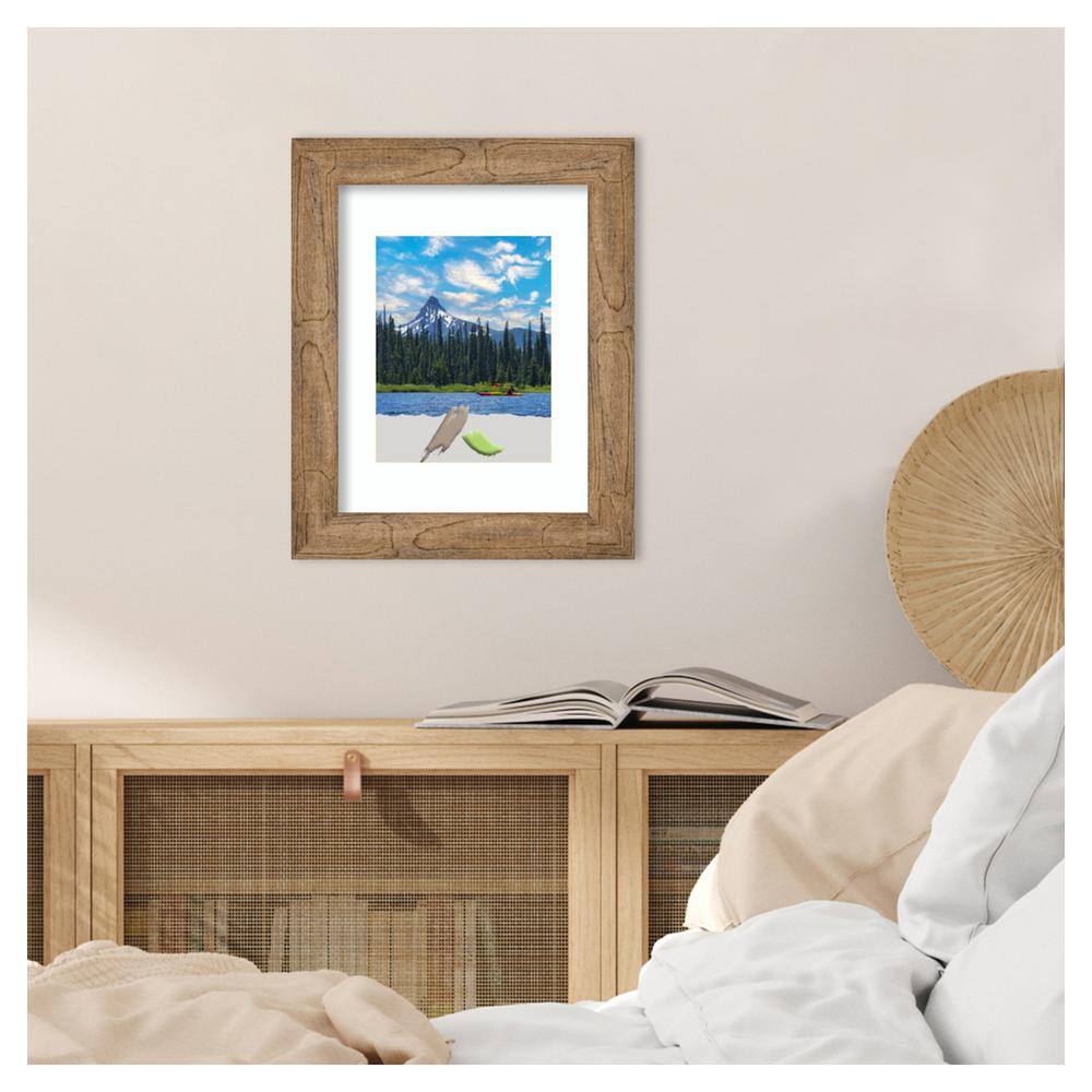 Owl Brown Distressed Wood Single Photo Frame 14.5" x 17.5"