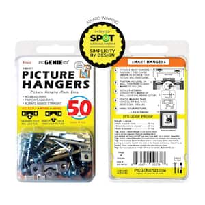 Picture Hanging Kit 40-Piece Hangs Pics Up To 50 lbs. (4-Pack)