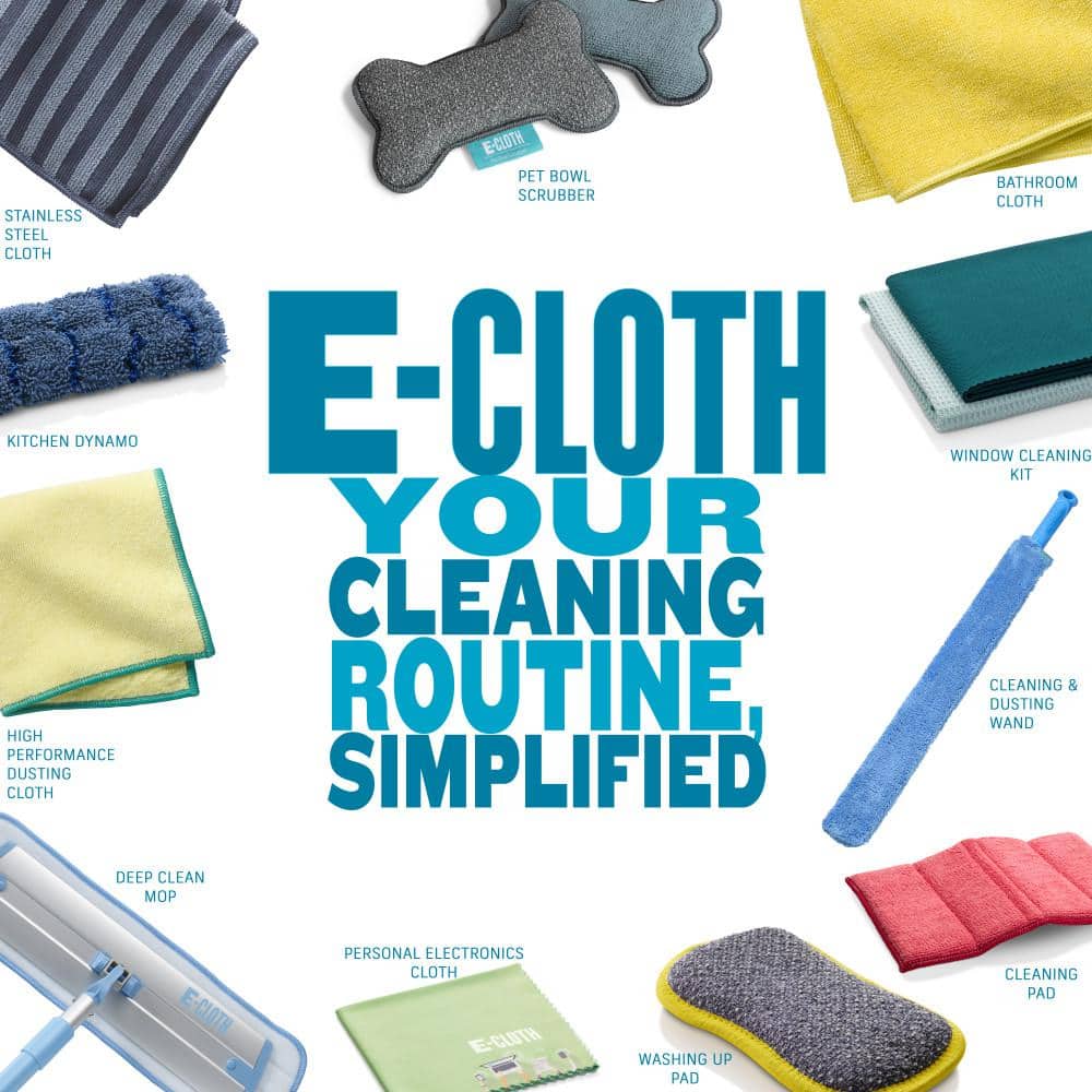 Deep Clean Gray Microfiber Flat Mop Head