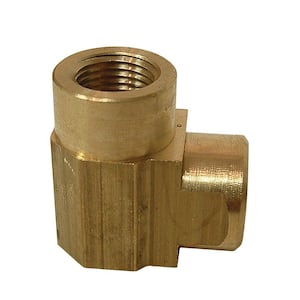 1/4 in. FIP 90-Degree Brass Elbow Fitting