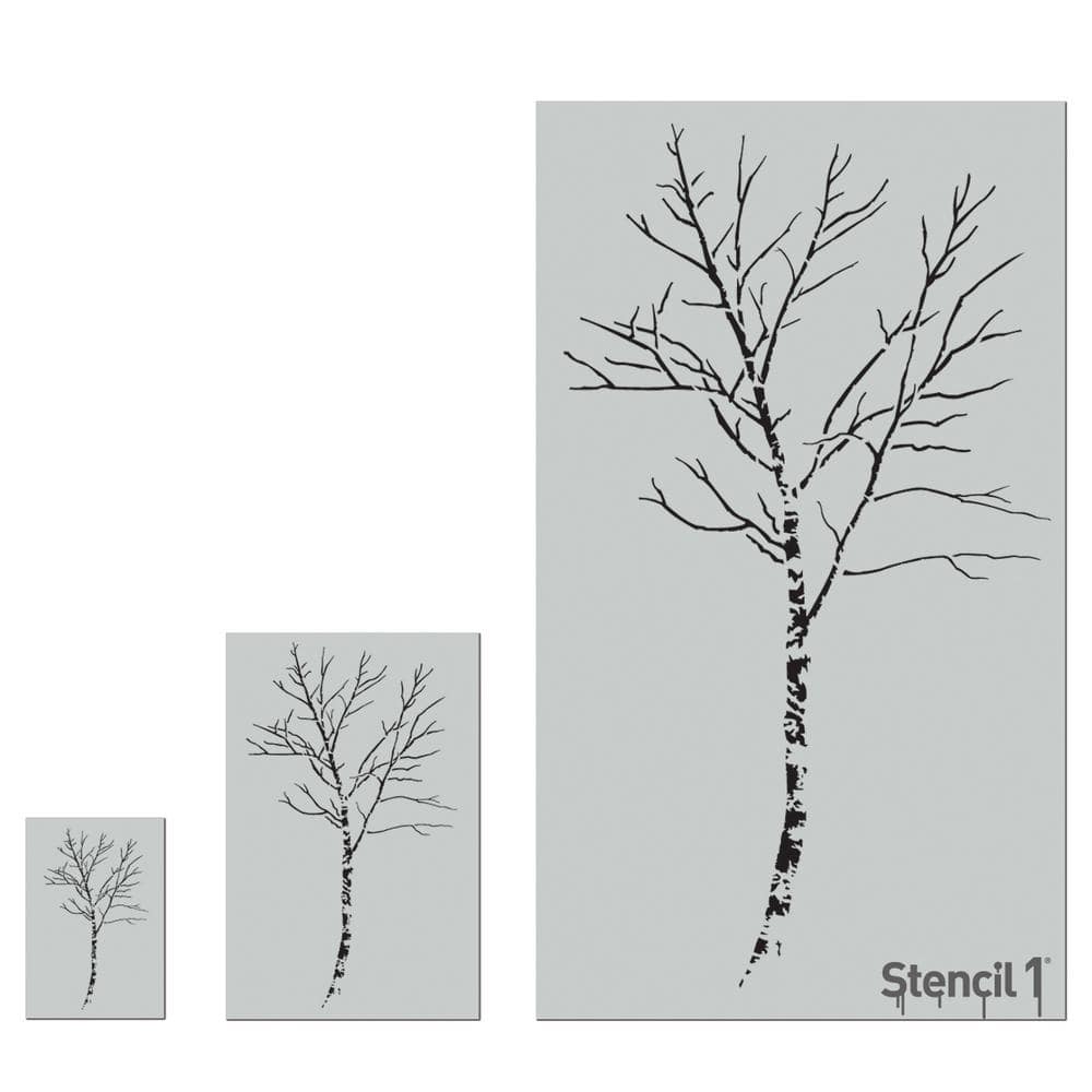 Stencil MYA Home Decor Trees and Branches 004 Medida Stencil (S)