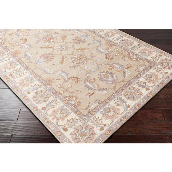 Chenni Beige 8 ft. x 8 ft. Round Indoor Area Rug